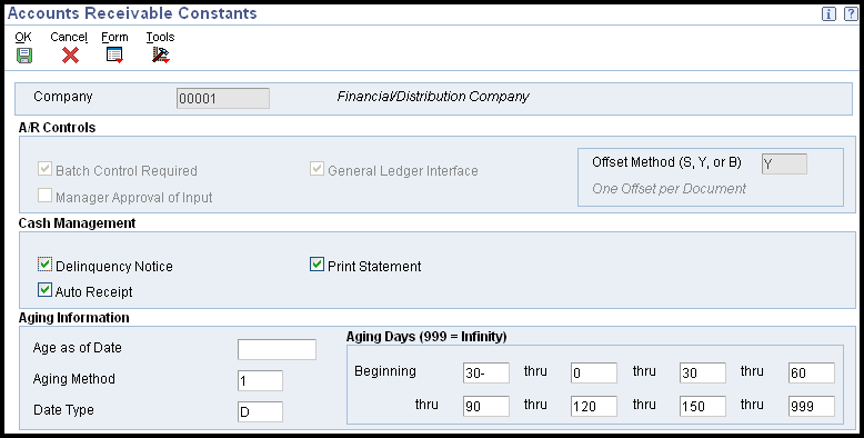 AR Constants Company Specific