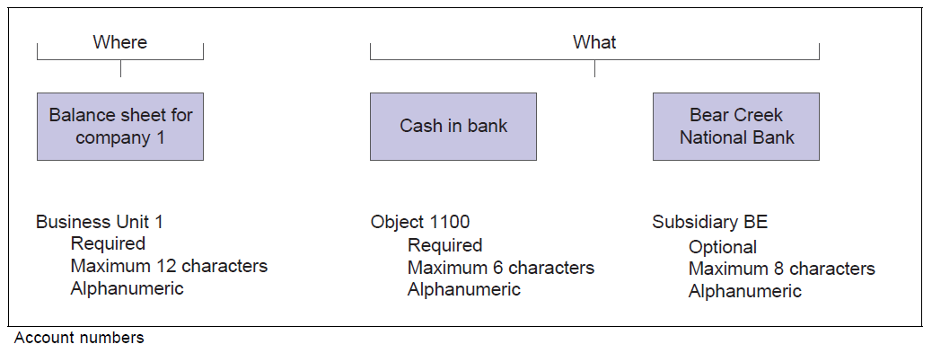 Business Unit, Obect, Subsidiary Format