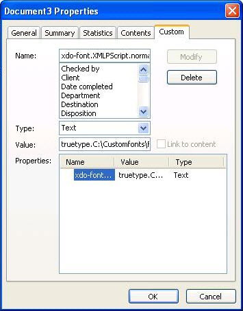 Document Properties
