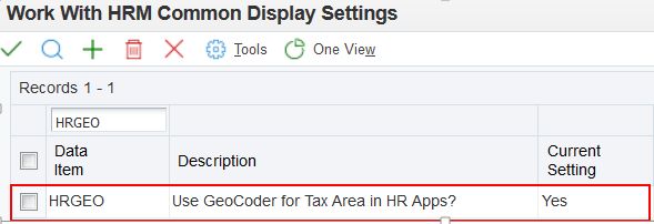 P05004 setup enabling HRGEO (Use GeoCoder)