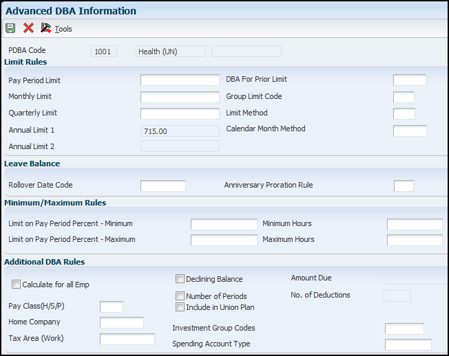 Advanced DBA Info.