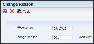 Change Reason