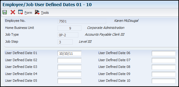 User Defined Dated 1-10