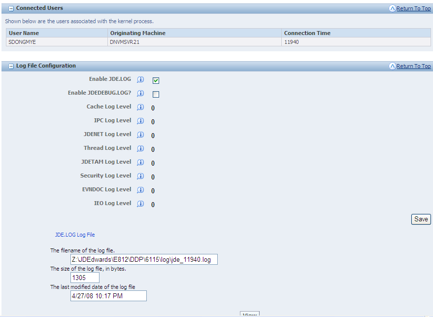 COK Process ID