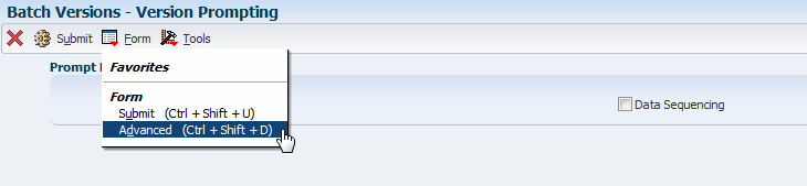 Advanced Option