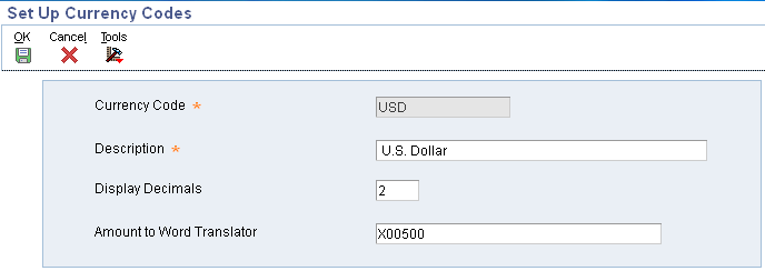 P0013_Setup_Currency_Codes