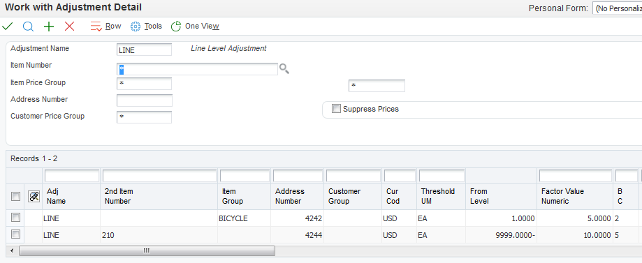 Adjustment Detail Screen1