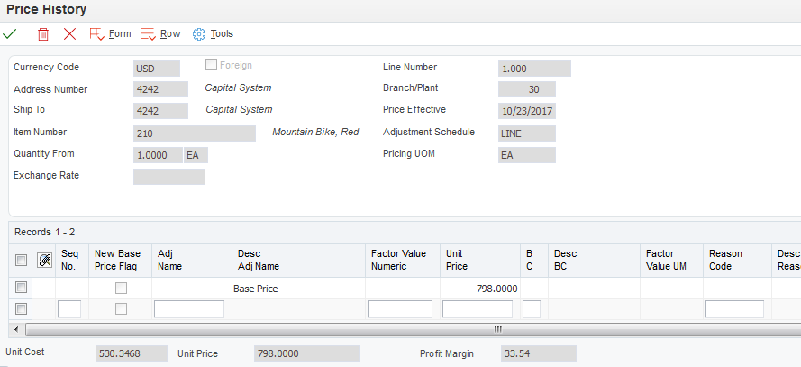 Price History Screen2