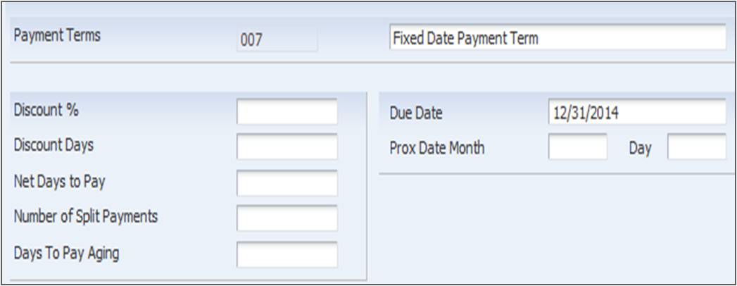 Proximate Date Example