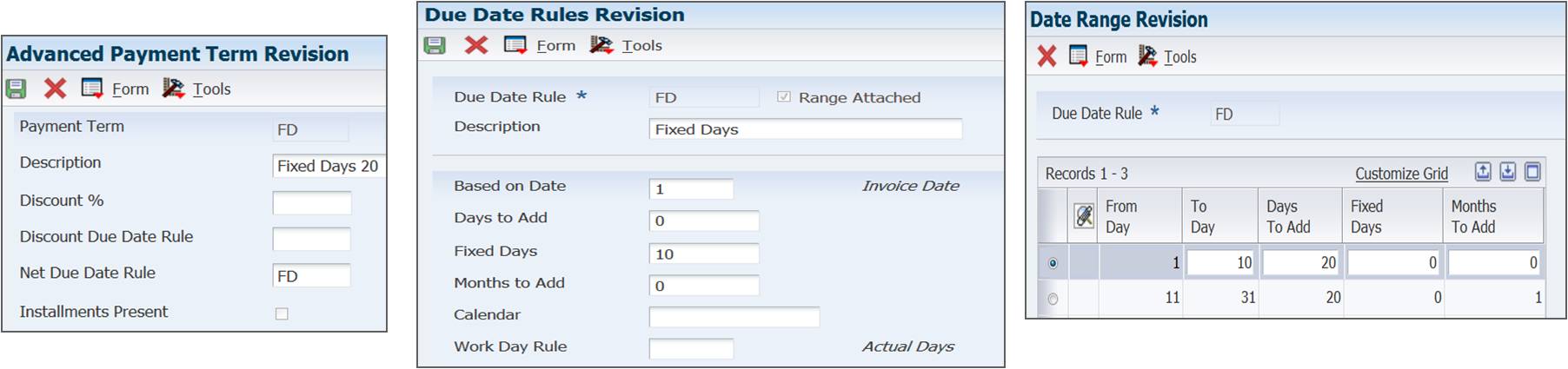 Fixed Date Range