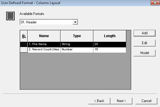 Header Format
